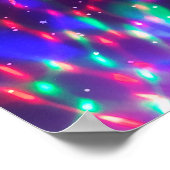 Poster des couleurs de disco psychadélique (Coin)