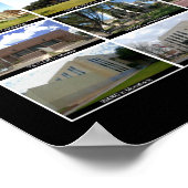 Poster des cours du comté de Texas (noir horizonta (Coin)