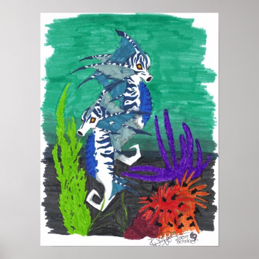 Poster des Créatures de la Mer (Devant)