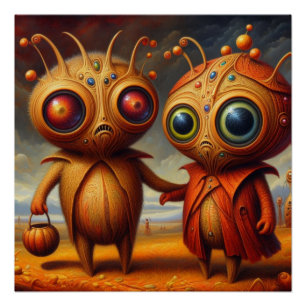 Poster Des créatures étranges