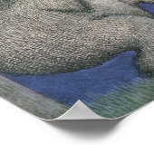 Poster Des créatures sauvages et Max dansant au clair de  (Coin)