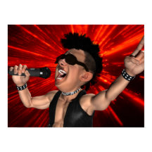 Poster des cris fous et des poutres laser