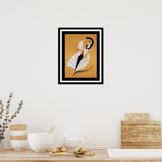 Poster des danseurs Art Déco (Cuisine)