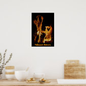 Poster des danseurs d'Halloween (Cuisine)