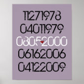 Poster des dattes spéciales (Devant)