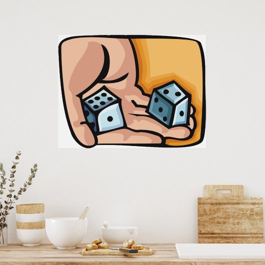 Poster Dés de roulement (Cuisine)