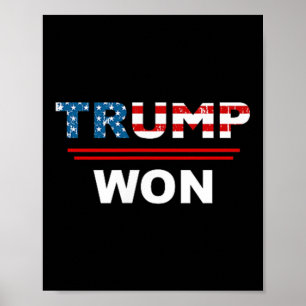Poster (des deux côtés) Trump drôle remporte Trump 45_47t