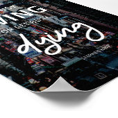 Poster des devis de vie occupé (Coin)