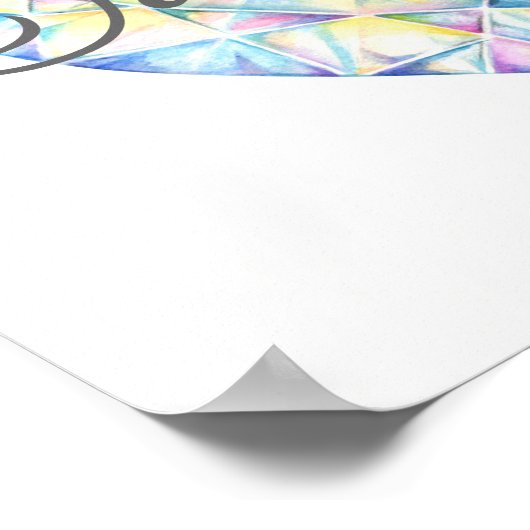 Poster Des diamants de grande pression émergent (Coin)