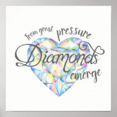 Poster Des diamants de grande pression émergent (Devant)