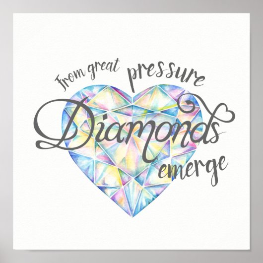 Poster Des diamants de grande pression émergent (Devant)