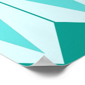 Poster des diamants géométriques et des étoiles (Coin)