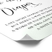 Poster des Diapositives de nuit Sage Green Eucalyp (Coin)