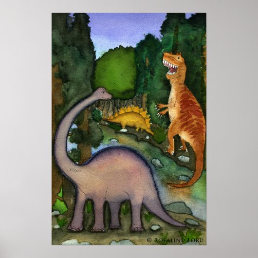 Poster des dinosaures (Devant)