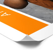 Poster des Diplômes Orange & Photo (Coin)