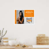 Poster des Diplômes Orange & Photo (Cuisine)