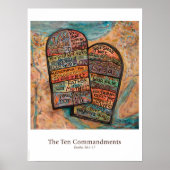 Poster des dix commandements en classe (Devant)