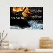 Poster Des Dragons De Glace Et De Feu Pour Lutter  (Cuisine)