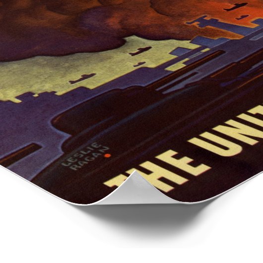 Poster des drapeaux alliés de la Seconde Guerre mo (Coin)