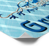 Poster des drapeaux grecs américains (Coin)