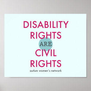 Poster des droits d'invalidité