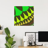 Poster des échelles de chaux (Bureau à domicile)