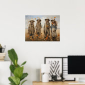 Poster des écussons d'automne (Bureau à domicile)