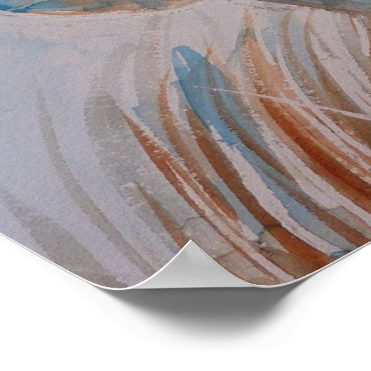 Poster des éléphants bleus (Coin)