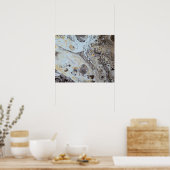 Poster des éléphants en effolage 16x20 (Cuisine)