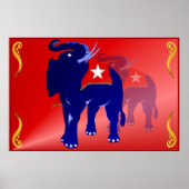 Poster des éléphants GOP (Devant)