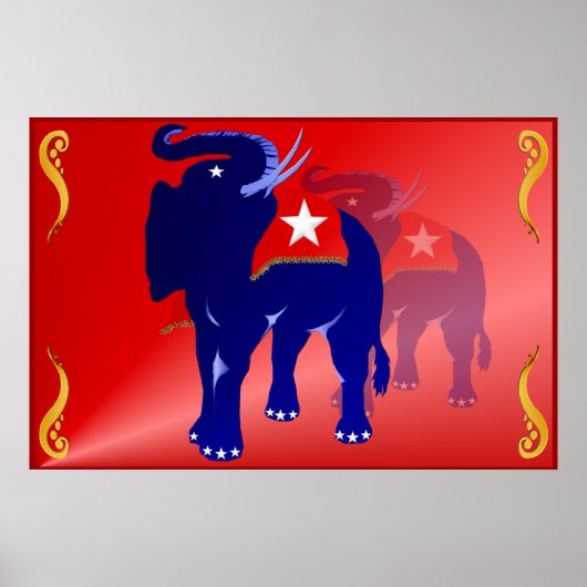 Poster des éléphants GOP (Devant)