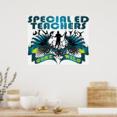 Poster Des Enseignants Spéciaux De L'Éducation Sont Parti (Cuisine)