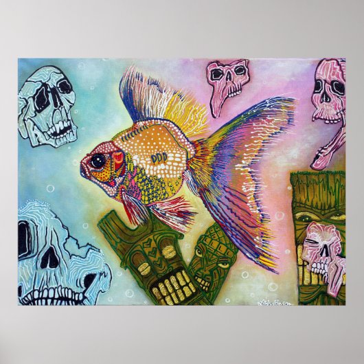 Poster des Esprits de poisson d'or (Devant)