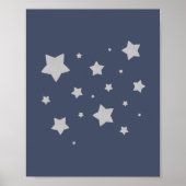 Poster des étoiles à la crèche de nuit (Devant)