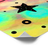 Poster Des étoiles joyeuses laissent une étincelle (Coin)