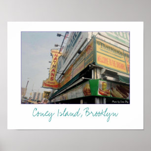 Poster des fameux Hot Dogs Nathan