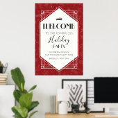 Poster des fêtes des années 1920 (Bureau à domicile)