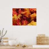 Poster des feuilles d'automne (Cuisine)