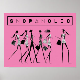Poster des filles branchées Shopaholic