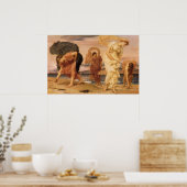 Poster Des Filles Grecques Ramassent Des Galets Par Lord  (Cuisine)