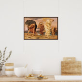 Poster Des Filles Grecques Ramassent Des Galets Par Lord (Cuisine)