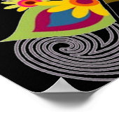 Poster des filles Silhouette dansantes (Coin)