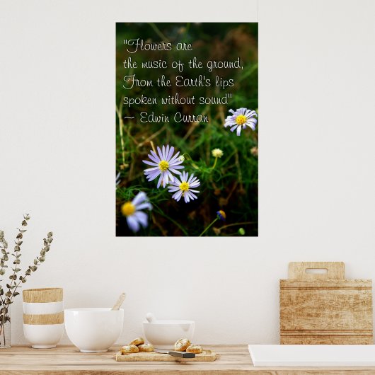 Poster des fleurs (Cuisine)