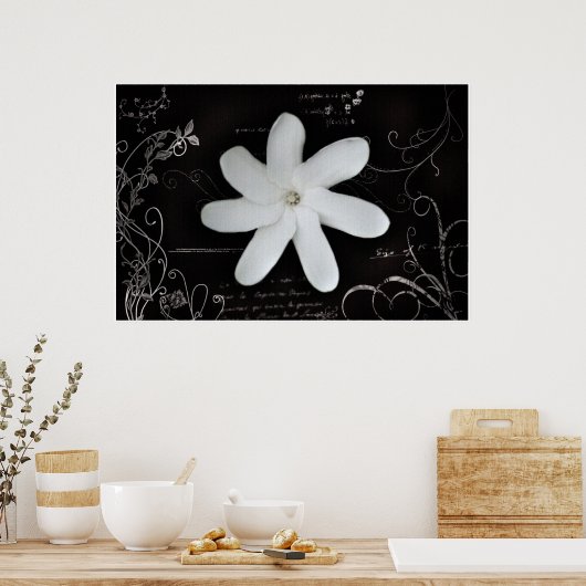 Poster des fleurs (Cuisine)