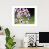 Poster des fleurs (Bureau à domicile)