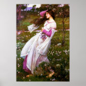 Poster des fleurs à vent Waterhouse (Devant)