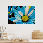 Poster des fleurs bleues (Cuisine)
