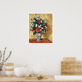 Poster des fleurs dans le vase 18x22 (Cuisine)