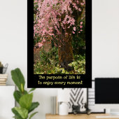 Poster des fleurs de cerisiers (Bureau à domicile)