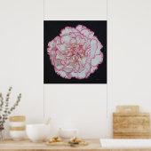 Poster des fleurs de conation (Cuisine)